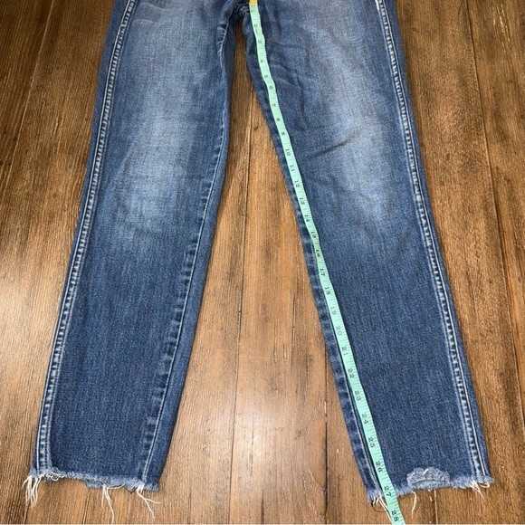 AMO Jeans Stix Crop Raw Hem Skinny Jeans - Picture 7 of 9